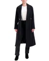 Cole Haan Women's Wool Blend Longline Coat In Black