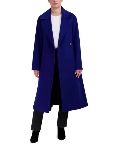 COLE HAAN COLE HAAN LUXE WOOL-BLEND BELTED OVERSIZED COAT