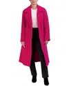Cole Haan Slick Wool Blend Coat In Pink