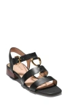 Cole Haan Lyanna Link Slingback Sandal In Black