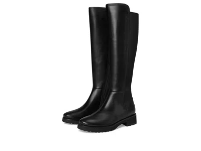 Cole Haan Lyndon Waterproof Tall Equestrian Boots In Black