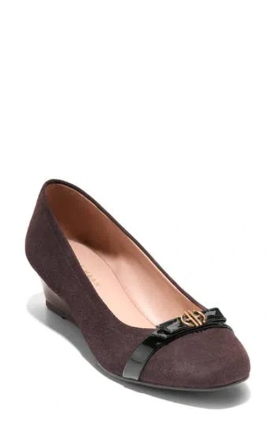 Cole Haan Malta Slip-on Wedge In Brown