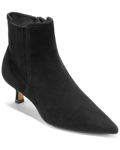 Cole Haan Marcy Chelsea Suede Bootie In Black