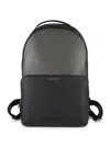Cole Haan Grand Series Matthews Leather Backpack In Grey Black