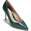 Cole Haan Mckelya Pointed Toe Pump In Ponderose Croco