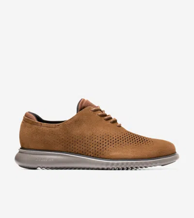 Cole Haan Men's 2.zerøgrand Laser Wingtip Oxford Shoes - Brown Size 8