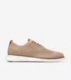 Cole Haan Men's 2.zerøgrand Stitchlite Oxfords - Beige Size 7.5 In Beige