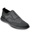 Cole Haan 2.zerogrand Stitchlite Water Resistant Wingtip In Black,magnet,black