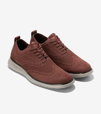 Cole Haan Men's 2.zerogrand Stitchlite Oxfords In Brown