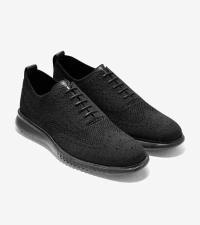 Cole Haan Men's 2.zerogrand Wingtip Oxford In Black
