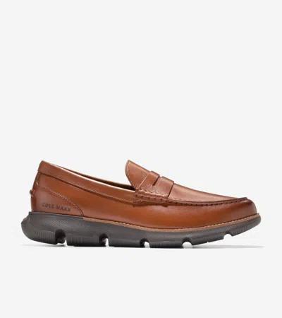 Cole Haan 4.zerogrand Penny Loafers In Brown