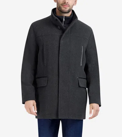 COLE HAAN COLE HAAN MEN'S ALL WEATHER CAR COAT - BLACK SIZE LARGE