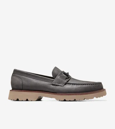 Cole Haan Men's American Classics Bit Loafers - Grey Size 7.5 In Gray
