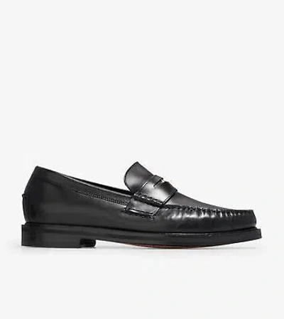 Pre-owned Cole Haan Men's American Classics Pinch Penny Loafer Black/black C38736