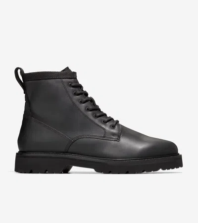 Cole Haan American Classics Plain Toe Boot Wp In Black