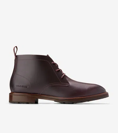 Cole Haan Men's Berkshire Lug Chukka Boot In Dark Red