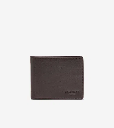 Cole Haan Men's Bifold Wallet With Embossed Logo - Brown