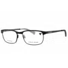 Cole Haan Rectangle-frame Glasses In Black