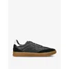Cole Haan Grandpro Breakaway Brand-embossed Leather Low-top Trainers In Black/comb