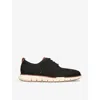 Cole Haan Mens Blk/white Zerøgrand Wingtip Stitchlite Knitted Oxford Shoes Eur 40 / 6 Uk In Blk/white