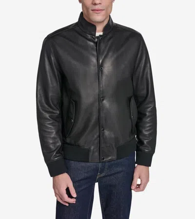 Cole Haan Men's Bomber Jacket - Black Size Medium