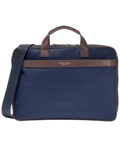 Cole Haan Men's Carson Slim Briefcase In Blue