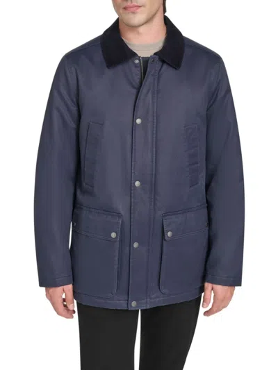 Cole Haan Hunting Jacket In Blue