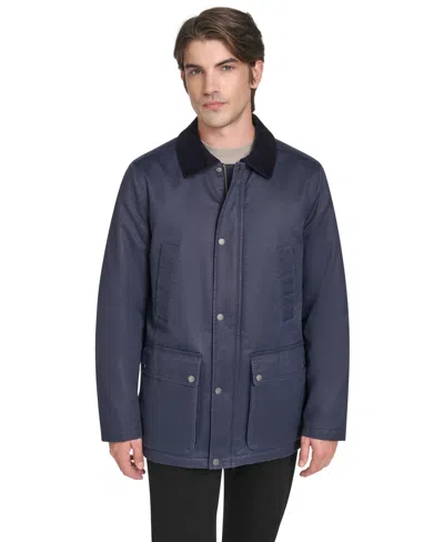 Cole Haan Hunting Jacket In Blue