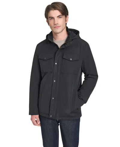 Cole Haan Men's Cotton-touch Nylon Field Jacket In Black