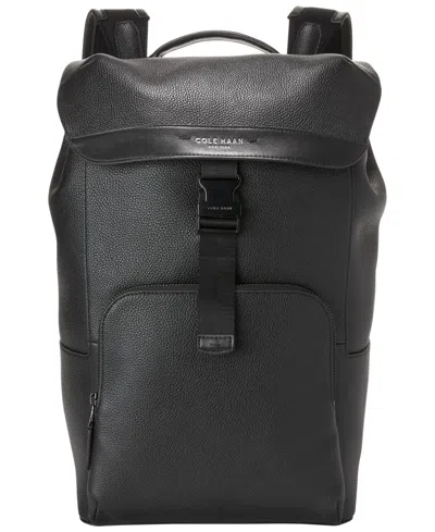 Cole Haan Men's Damon Flap Laptop Backpack In Black