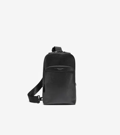 Cole Haan Men's Damon Sling Bag - Black In Red