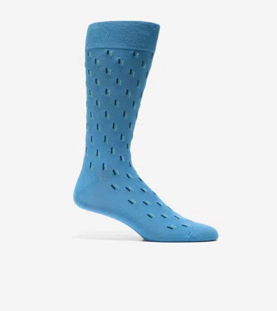 Cole Haan Men's Dash Dress Crew Socks - Blue