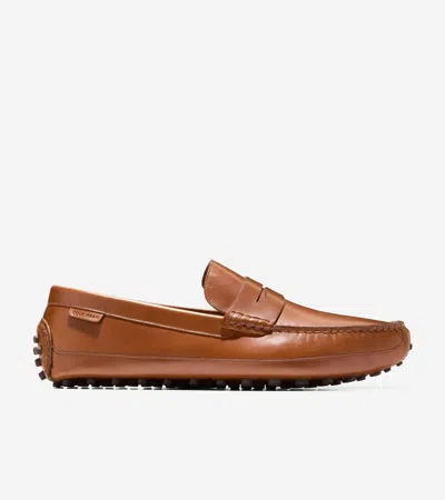 COLE HAAN COLE HAAN MEN'S DAVIES GRAND PENNY DRIVING LOAFERS - BROWN SIZE 13