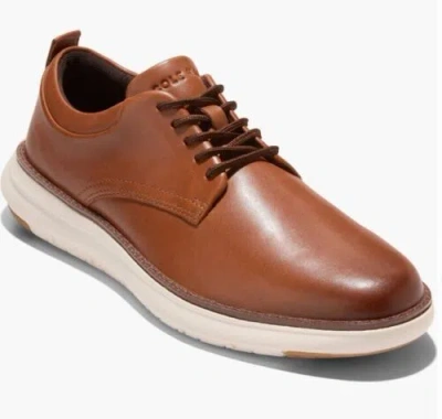 Pre-owned Cole Haan Men's Derby Sneaker  Grand Remix -british Tan / Ivory