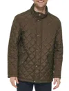 Cole Haan Men's Diamond-quilted Barn Jacket In Olive