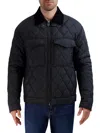 Cole Haan Diamond Quilted Jacket In Black