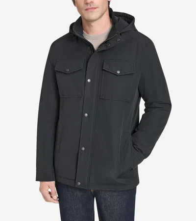 COLE HAAN COLE HAAN MEN'S FIELD JACKET - BLACK SIZE LARGE