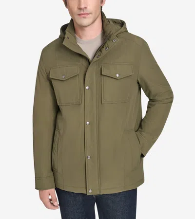 COLE HAAN COLE HAAN MEN'S FIELD JACKET - GREEN SIZE SMALL