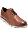 Cole Haan Grand 360 Cap Toe Derby In British Tan-ivory