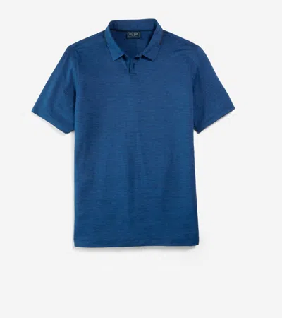 Cole Haan Men's Founders Polo Shirt - Blue Size 2xl