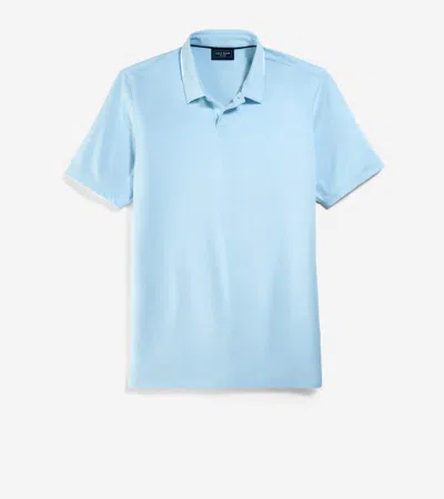 Cole Haan Men's Founders Polo Shirt - Blue Size Medium
