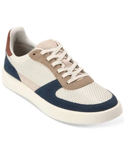 Cole Haan Men's Grand Crosscourt Daily Lace-up Court Sneakers In Ivory-big Dipper
