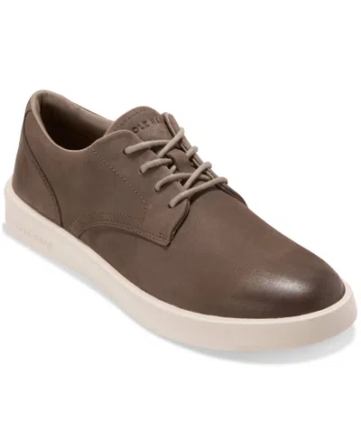 Cole Haan Men's Grand Crosscourt Daily Lace-up Sneakers In Lava Nubuck