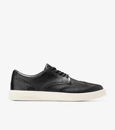 Cole Haan Men's Grand Crosscourt Daily Wingtip Sneakers - Black Size 11.5