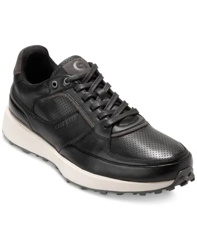 Cole Haan Men's Grand Crosscourt Downtown Lace-up Sneakers In Black
