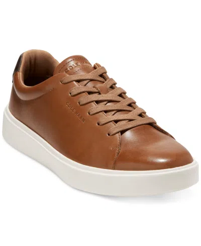 Cole Haan Men's Grand Crosscourt Traveler Sneaker In British Tan,egret