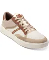 Cole Haan Men's Grand Crosscourt Winner Mixed-media Lace-up Sneakers In Light Sesame-golden Honey-ivory