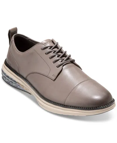 Cole Haan Men's Grand Hurrion Cap-toe Oxford Dress Shoe In Stormcloud-ancient Scroll