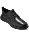 Cole Haan Men's Grand Hurrion Wingtip Oxford Dress Shoe In Black-black