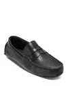 Cole Haan Men's Grand Laser Penny Driving Loafer Men's Shoes In Black